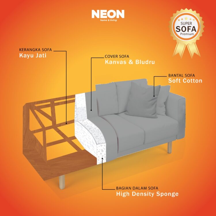 Sofa Anra | Sofa L Ruang Tamu Jumbo - Image 7