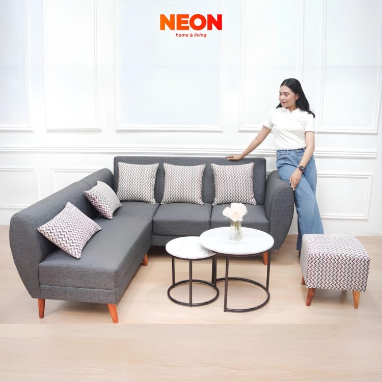 Sofa Lavissa | Set Sofa L + Stool