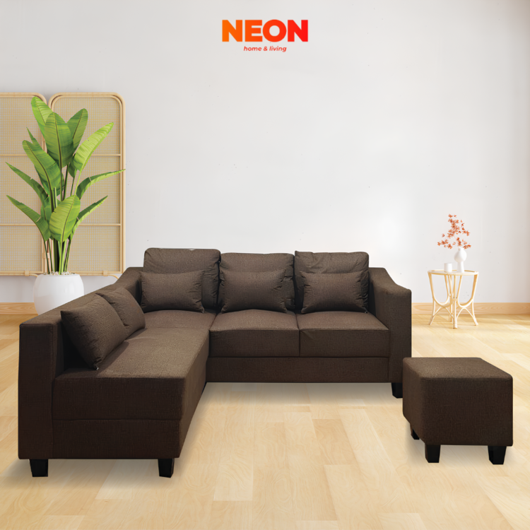 Sofa Lewis | Sofa L Sudut Ruang Tamu Minimalis